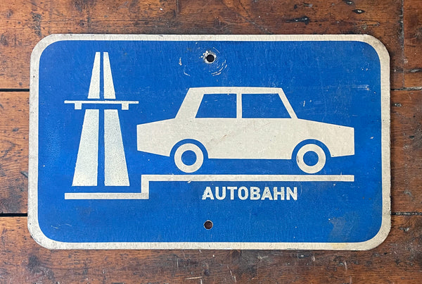 Autobahn Road Sign