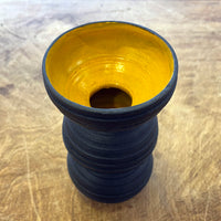 Black and Yellow Vase