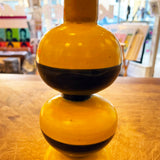 Yellow and Black Vase