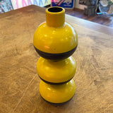 Yellow and Black Vase