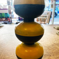 Yellow and Black Vase